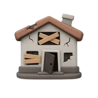 Abandoned House 3D icon
