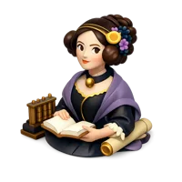 Ada Lovelace 3D icon