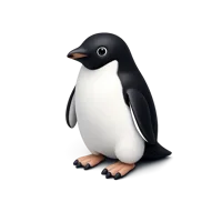 Adelie Penguin 3D icon