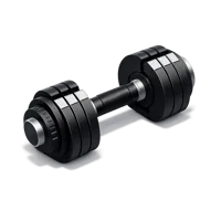 Adjustable Dumbbell 3D icon