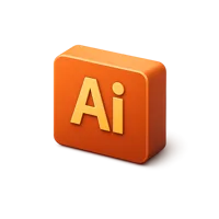 Adobe Illustrator 3D icon