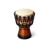African Drum 3D icon