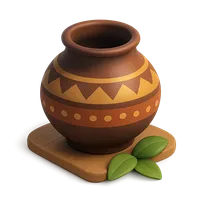 African Pot 3D icon