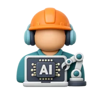 AI Engineer 3D icon