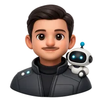 AI Engineer Avatar 3D icon