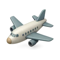 Aircraft 3D icon