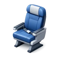 Airplane Seat 3D icon
