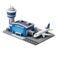 Airport 3D icon