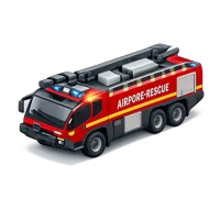 Airport Fire Truck 3D icon