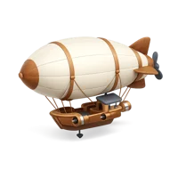Airship 3D icon