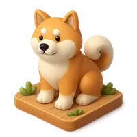 Akita Inu 3D icon