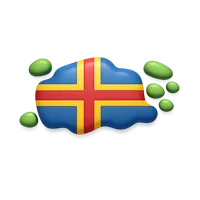 Aland Islands 3D icon