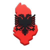 Albania 3D icon