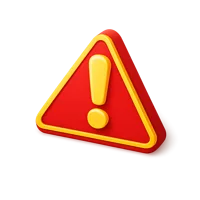 Alert 3D icon