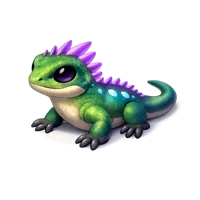 Alien Lizard 3D icon