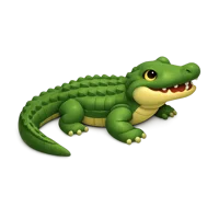 Alligator 3D icon