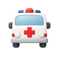 Ambulance 3D icon