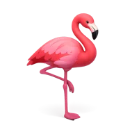American Flamingo 3D icon