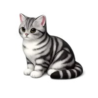 American Shorthair 3D icon