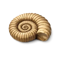 Ammonite Fossil 3D icon