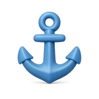 Anchor 3D icon