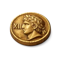 Brown Ancient Coin 3D icon