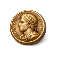 Ancient Coin 3D icon