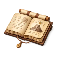 Ancient Manuscript 3D icon