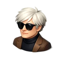 Andy Warhol 3D icon