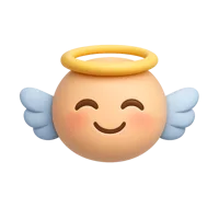 Angel Face 3D icon