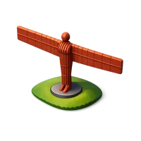 Angel Of The North 3D icon