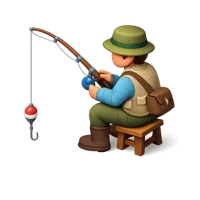 Angler 3D icon