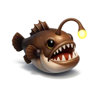 Anglerfish 3D icon