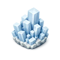 Anhydrite Crystal 3D icon