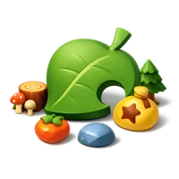 Animal Crossing Leaf 3D icon