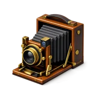 Antique Camera 3D icon
