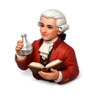 Antoine Lavoisier 3D icon