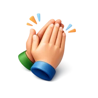 Applause 3D icon