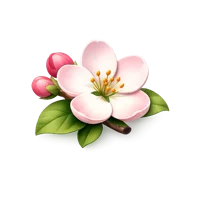 Apple Blossom 3D icon