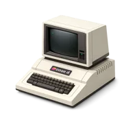 Apple II Computer 3D icon