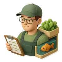 Aquaponics Specialist 3D icon