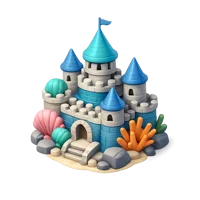 Aquarium Castle 3D icon