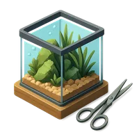 Aquascaping 3D icon