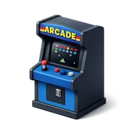 Blue Arcade Machine 3D icon