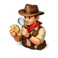 Archaeologist 3D icon