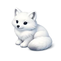 Arctic Fox 3D icon