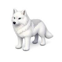 Arctic Wolf 3D icon