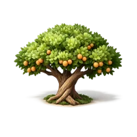 Argan Tree 3D icon