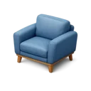 Armchair 3D icon