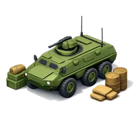 Armored Personnel Carrier 3D icon